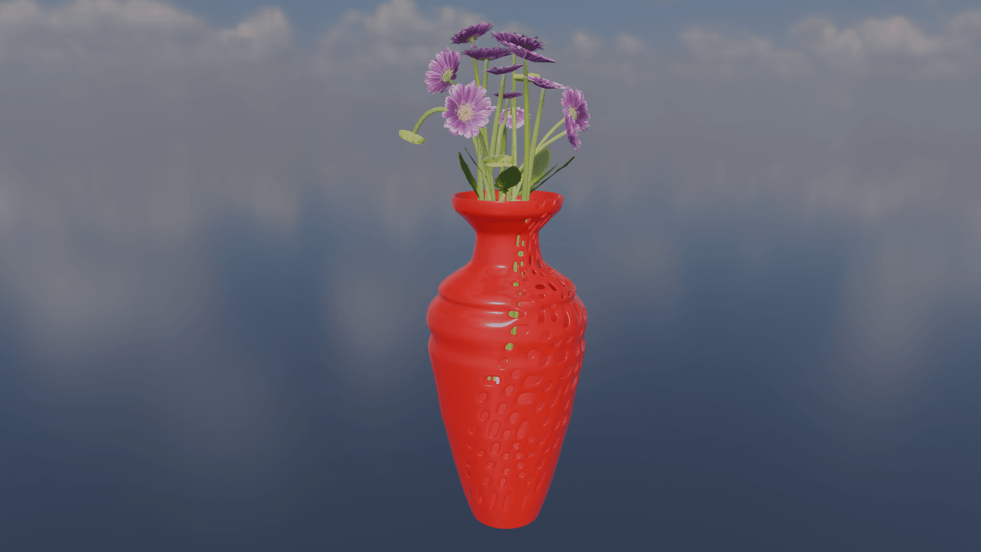 Greek Vase - Quarter 3d model