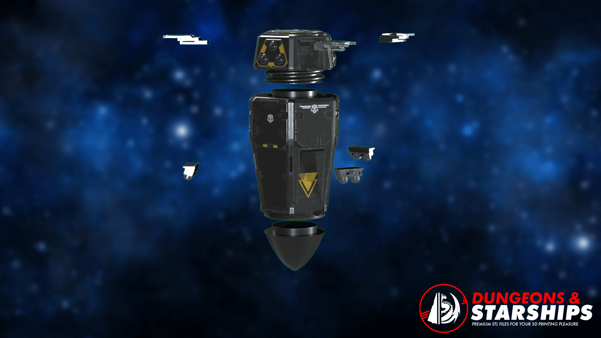 Helldivers 2 Drop Pod 3d model