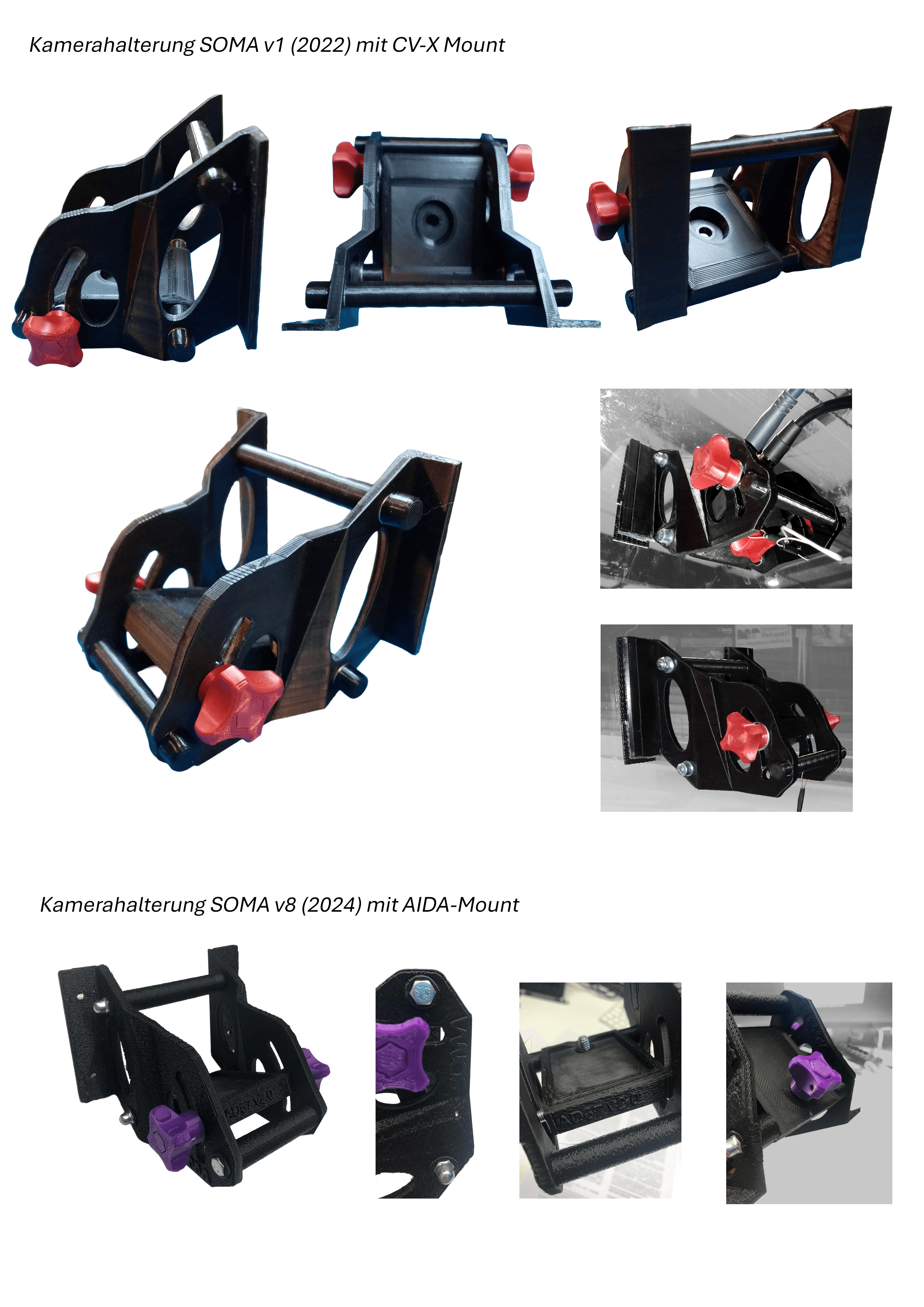 Adjustable ActionCam Wall Mount 3d model