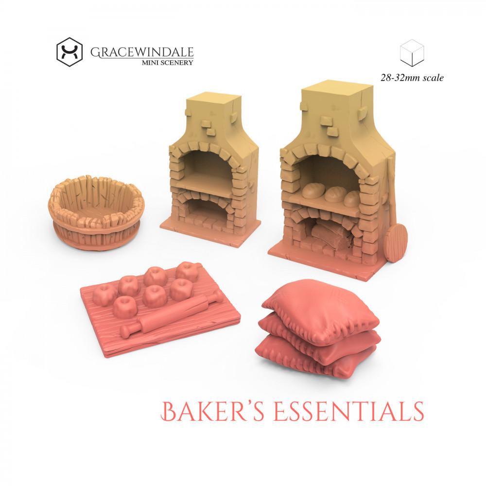 Baker's Set 3d model