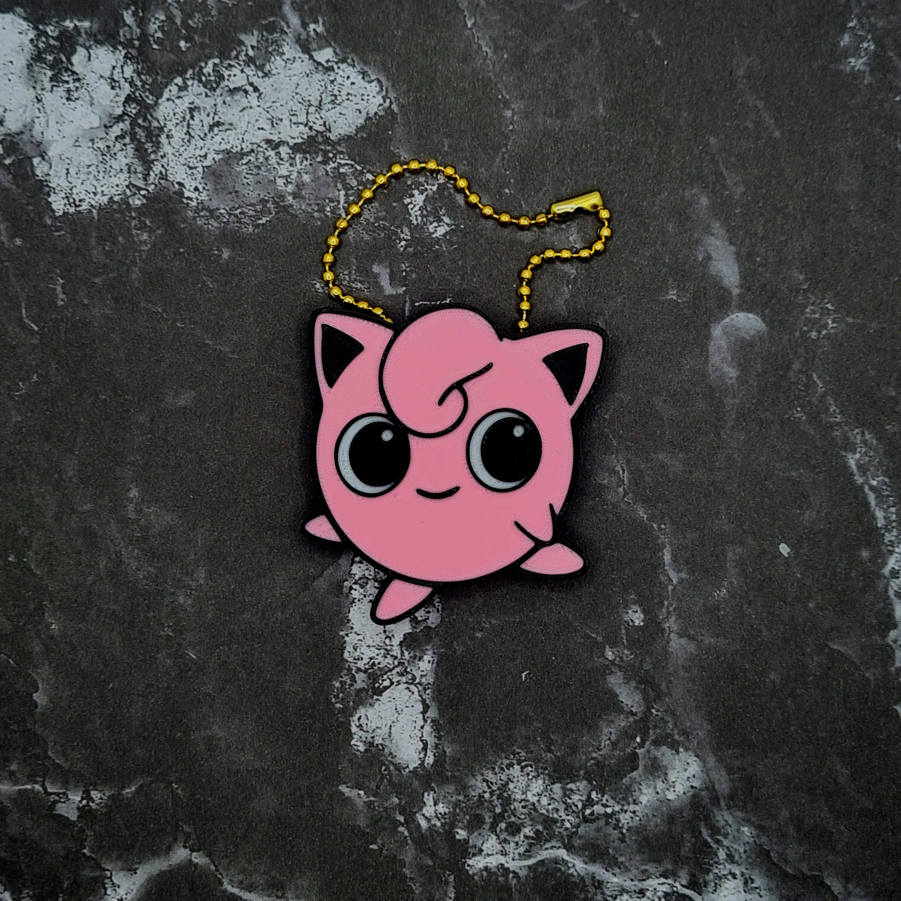 Jigglypuff Keychain 3d model