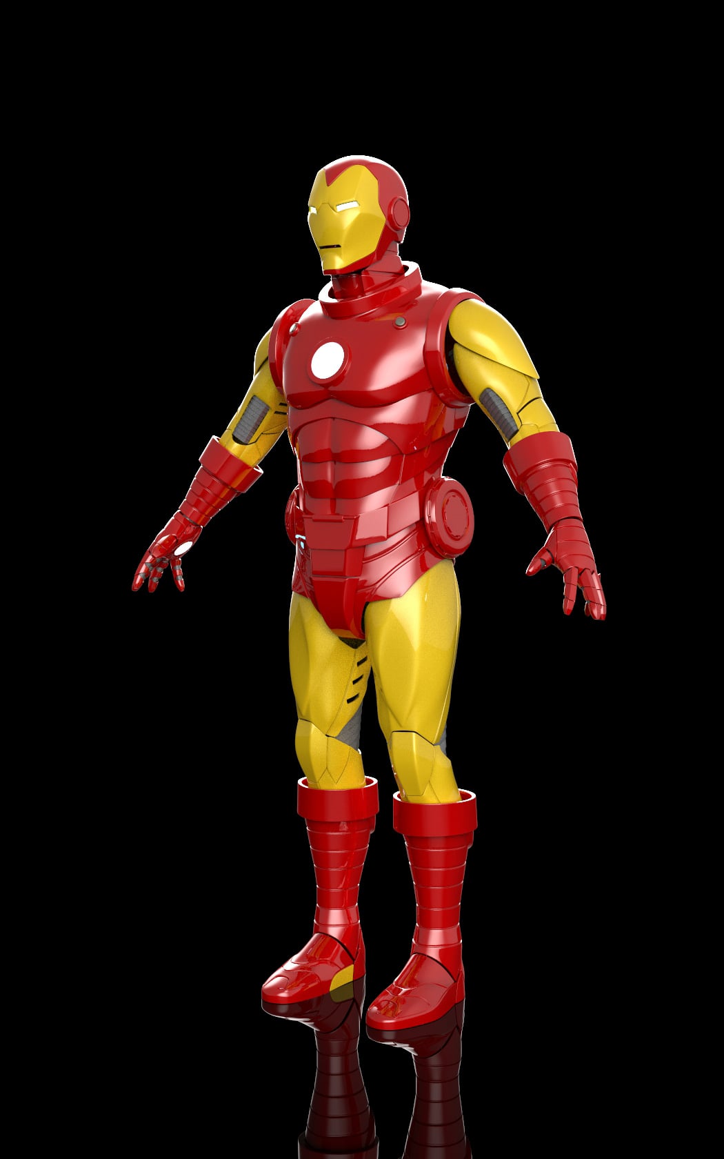 Iron Man Classic Full Armor 3d model