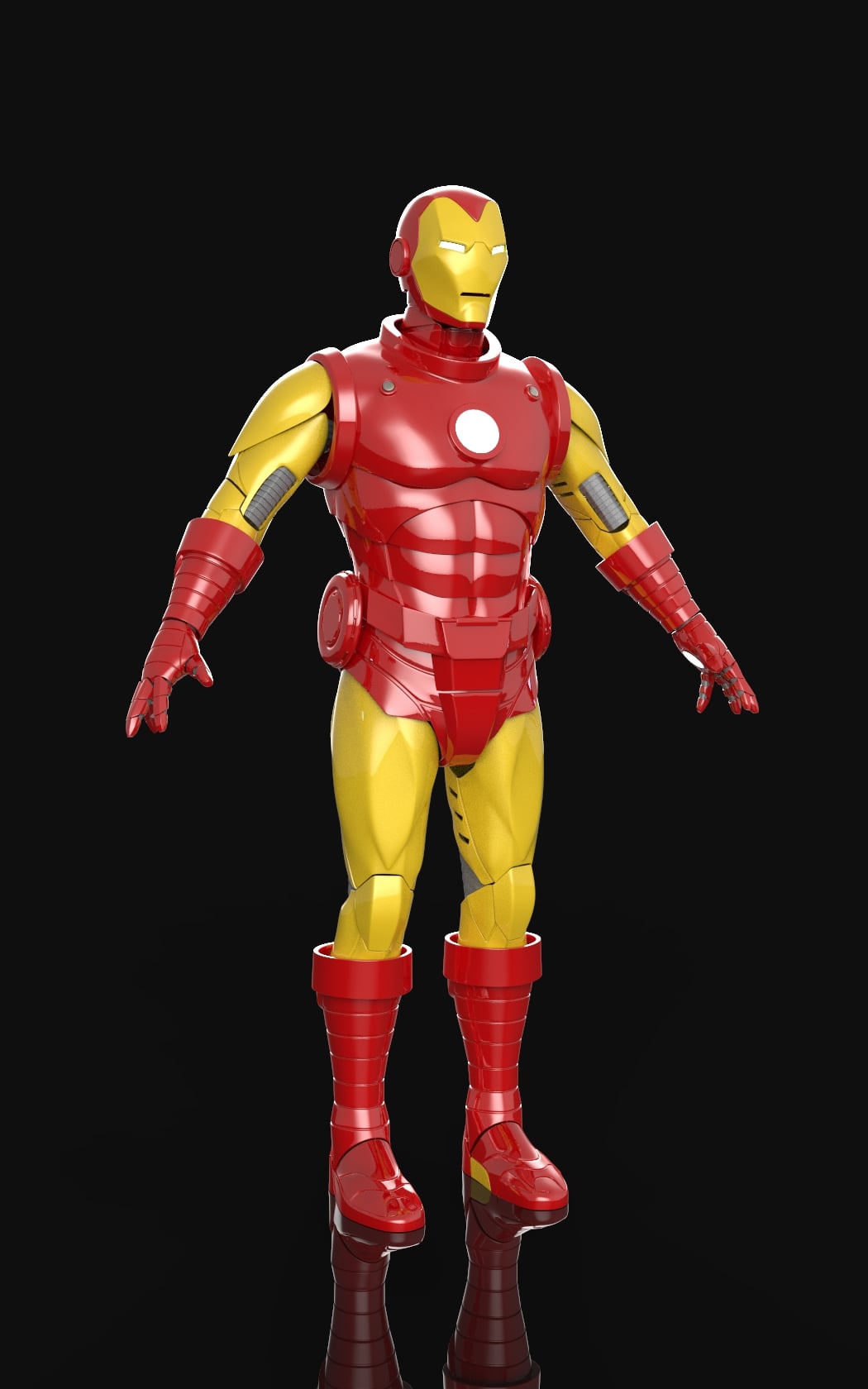 Iron Man Classic Full Armor 3d model