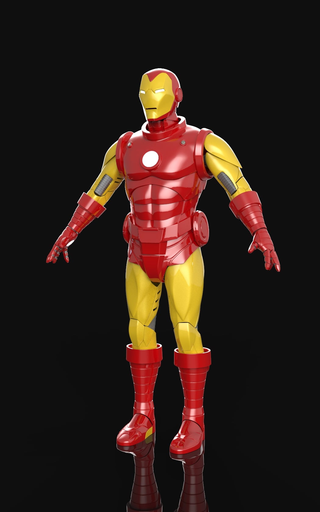 Iron Man Classic Full Armor 3d model