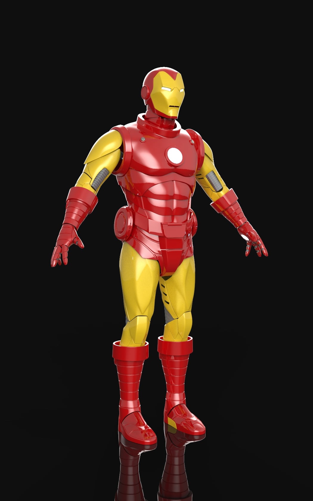 Iron Man Classic Full Armor 3d model