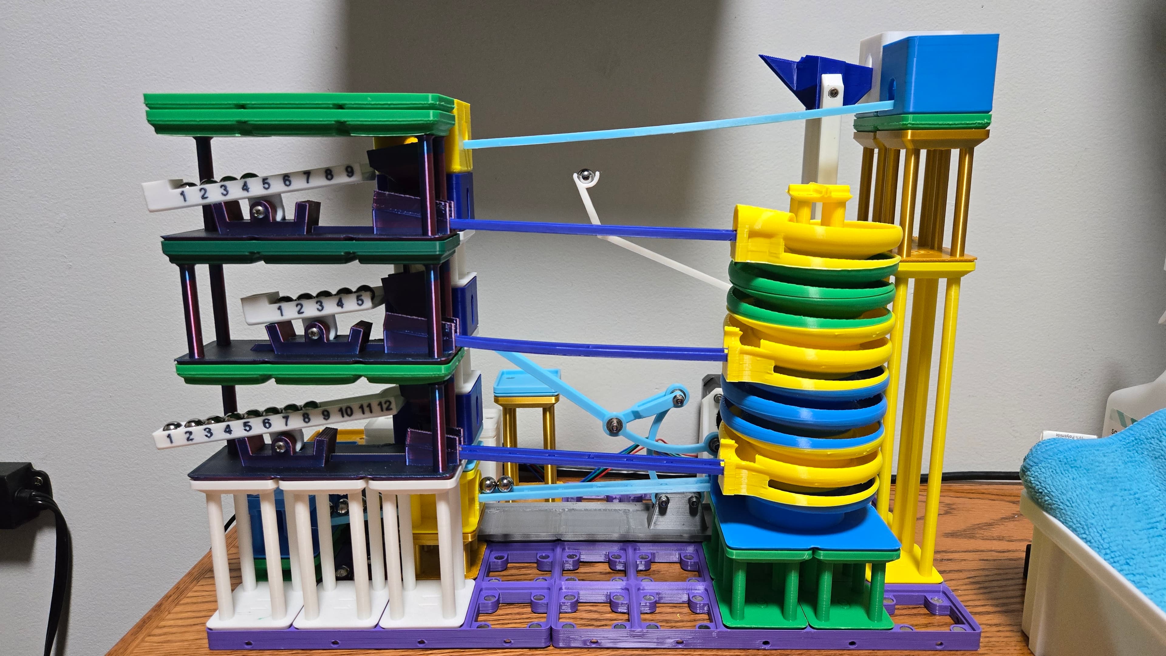 The engineering of this thing is incredible. The movement is completely mesmerizing, and the provision of a real time clock module to ensure overall accuracy of the clock is a nice feature. Bravo to the creator!
Also the printing is quite challenging, not for the faint-hearted.
