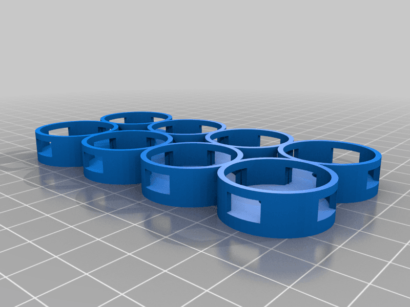 17ml Vallejo Bottle Organizer 3d model