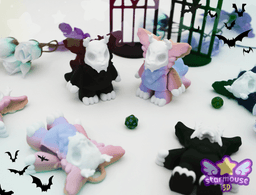 SkullyBoo + Gothic Windows & Dice Tower 3d model