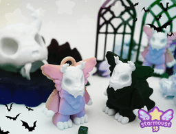 SkullyBoo + Gothic Windows & Dice Tower 3d model