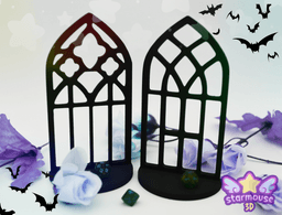 SkullyBoo + Gothic Windows & Dice Tower 3d model