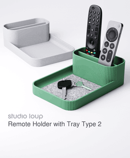 Remote Holder with Tray Type 2 3d model