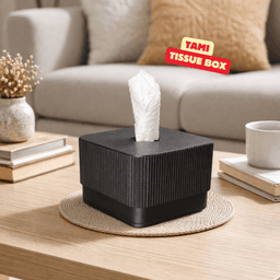 TISSUE BOX - TAMI / MODERN HOMEDECOR / WITH TOILET PAPER ROLLS / EASY ASSEMBLY 3d model