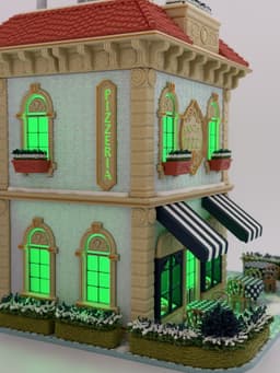 Fulv's Pizza Restaurant (Santa's Pizza) 3d model