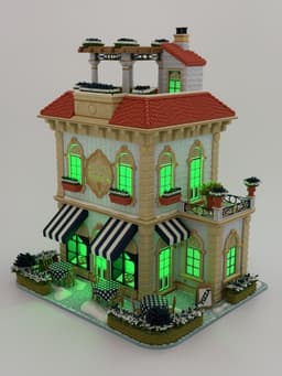 Fulv's Pizza Restaurant (Santa's Pizza) 3d model