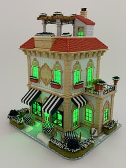 Fulv's Pizza Restaurant (Santa's Pizza) 3d model