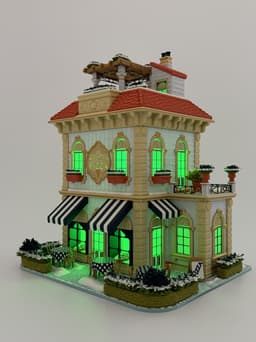Fulv's Pizza Restaurant (Santa's Pizza) 3d model