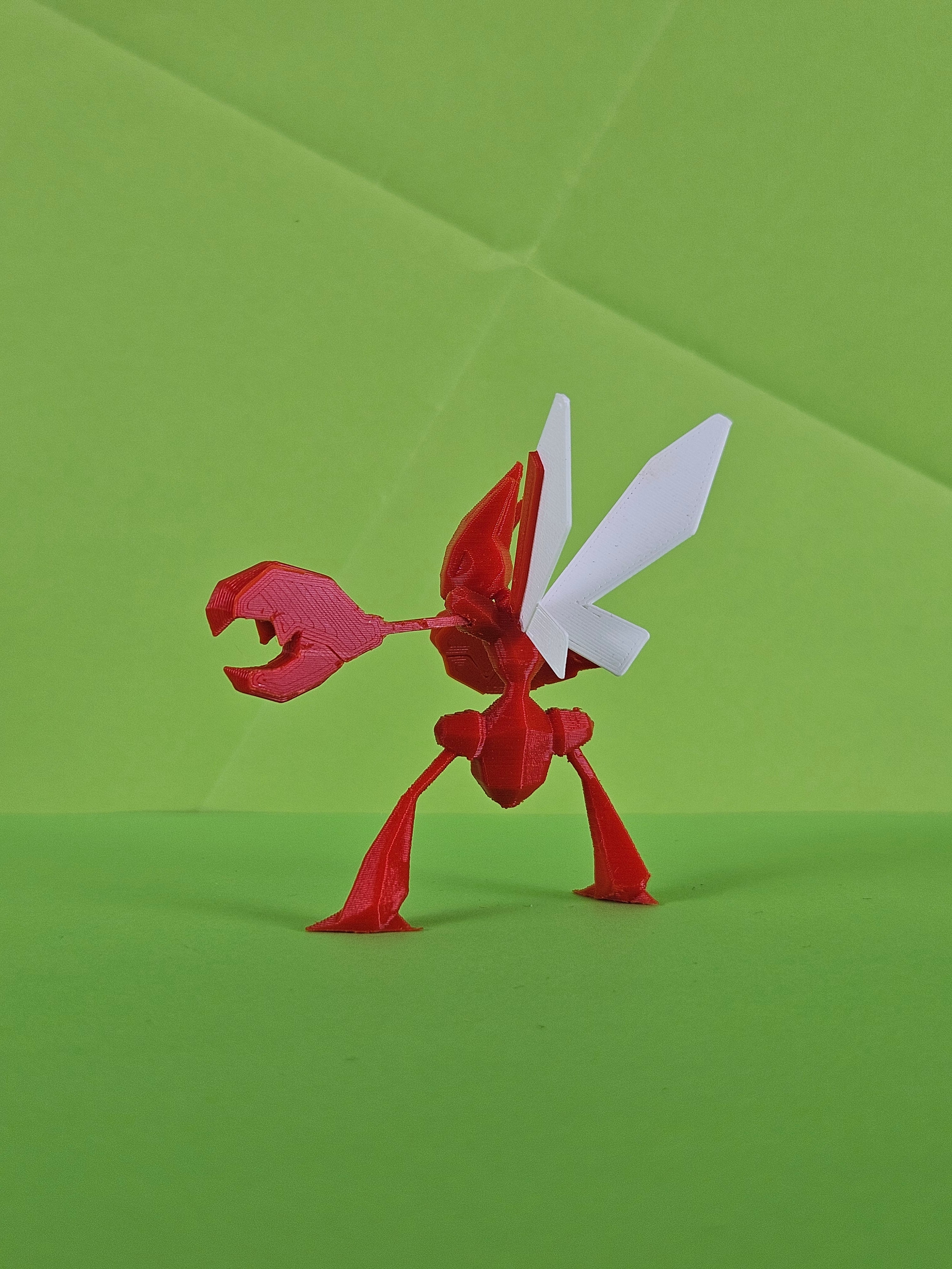 Scizor Low Poly Pokemon 3d model