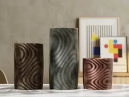 Wavy - Modular Planter V1 3d model