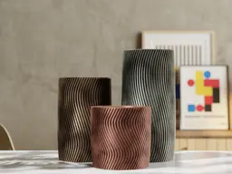 Wavy - Modular Planter V1 3d model