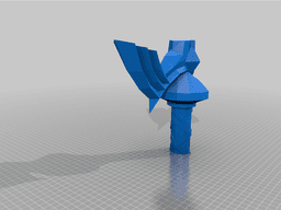 Decayed master sword totk 3d model