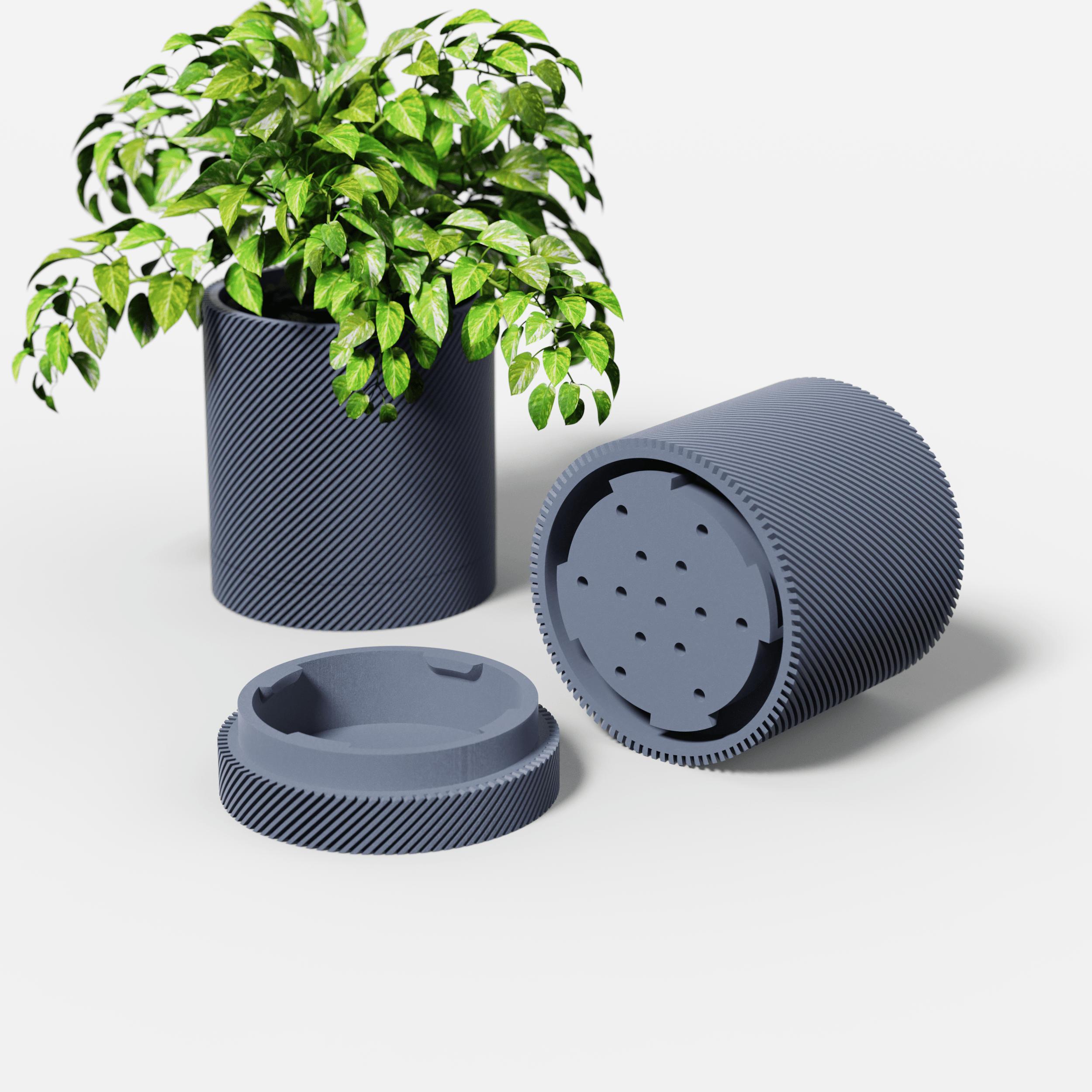 ANGLE Collection - Planter Set 3d model