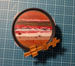 JUICE Mission Coaster Set (Jupiter Icy Moons Explorer) 3d model