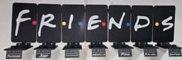 All Friends Multicolor Nameplates 3d model