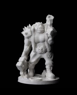 Support-Free FDM | Null Brutes – Fighter Squad | 3 Sci-Fi Orc Proxies 3d model