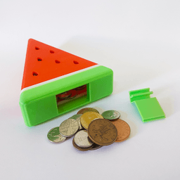 Watermelon Piggy Bank 3d model