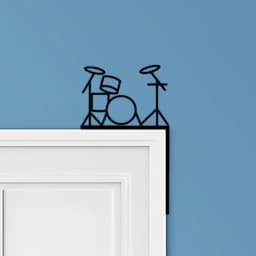 Music Door Corner Decor 3d model