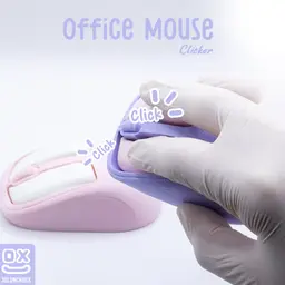 Office Mouse Clicker - Satisfying Fidget Toy 3d model