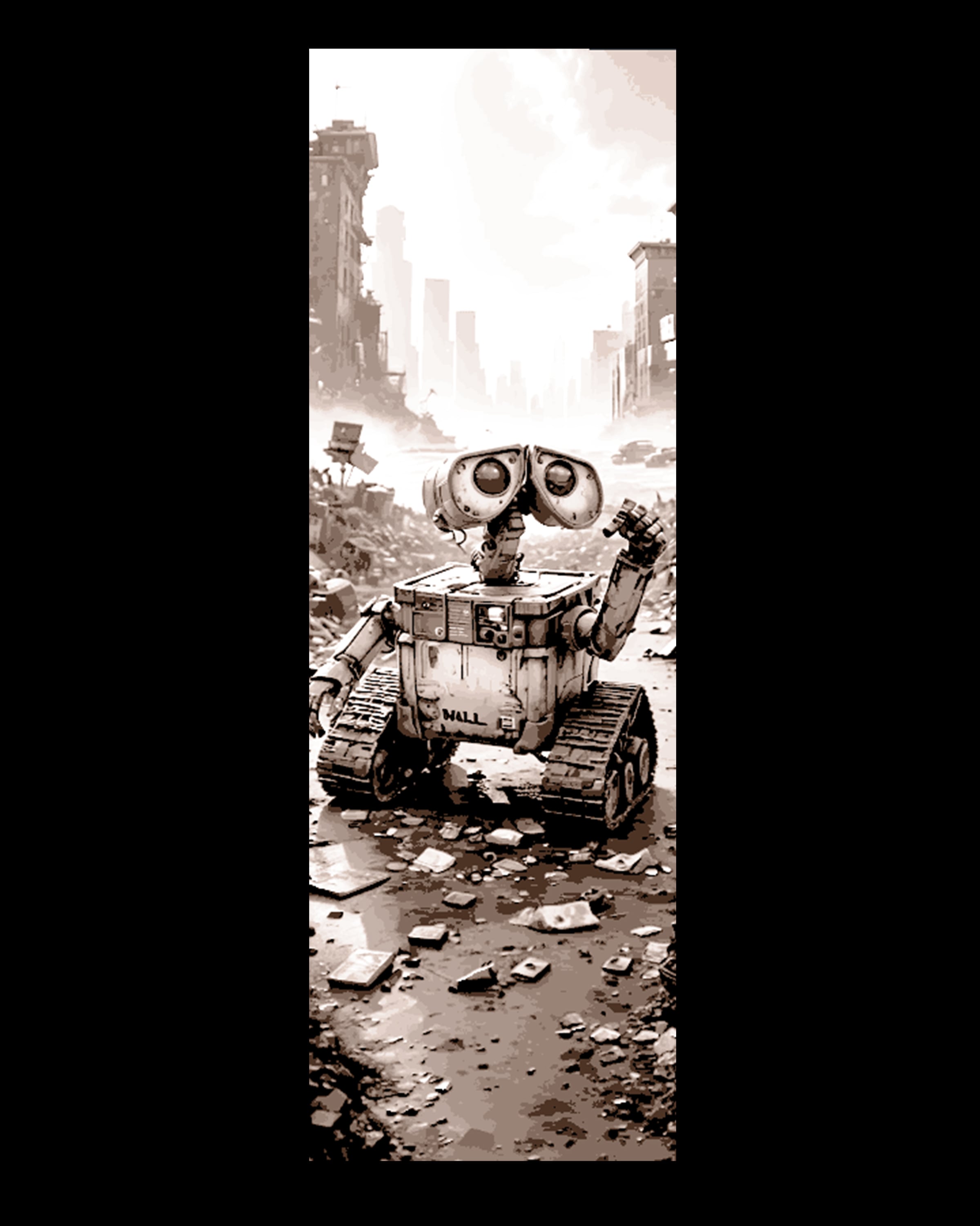 The great garbage sorter and picker upper, Wall-e - Set of bookmarks 3d model