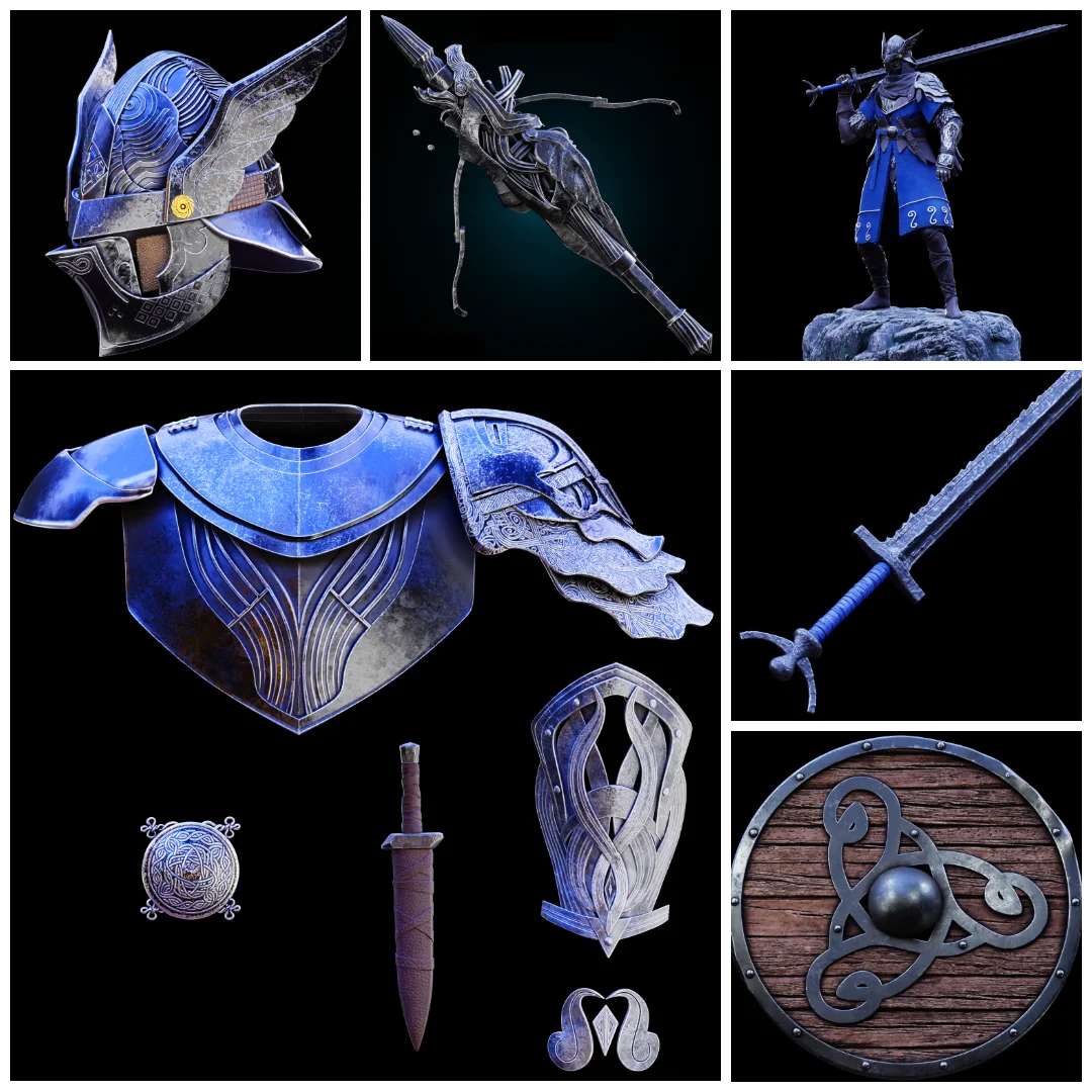 FULL WYLDER COSPLAY + BONUSES life size bundle – Elden Ring Nightreign Fan Art STL 3d model