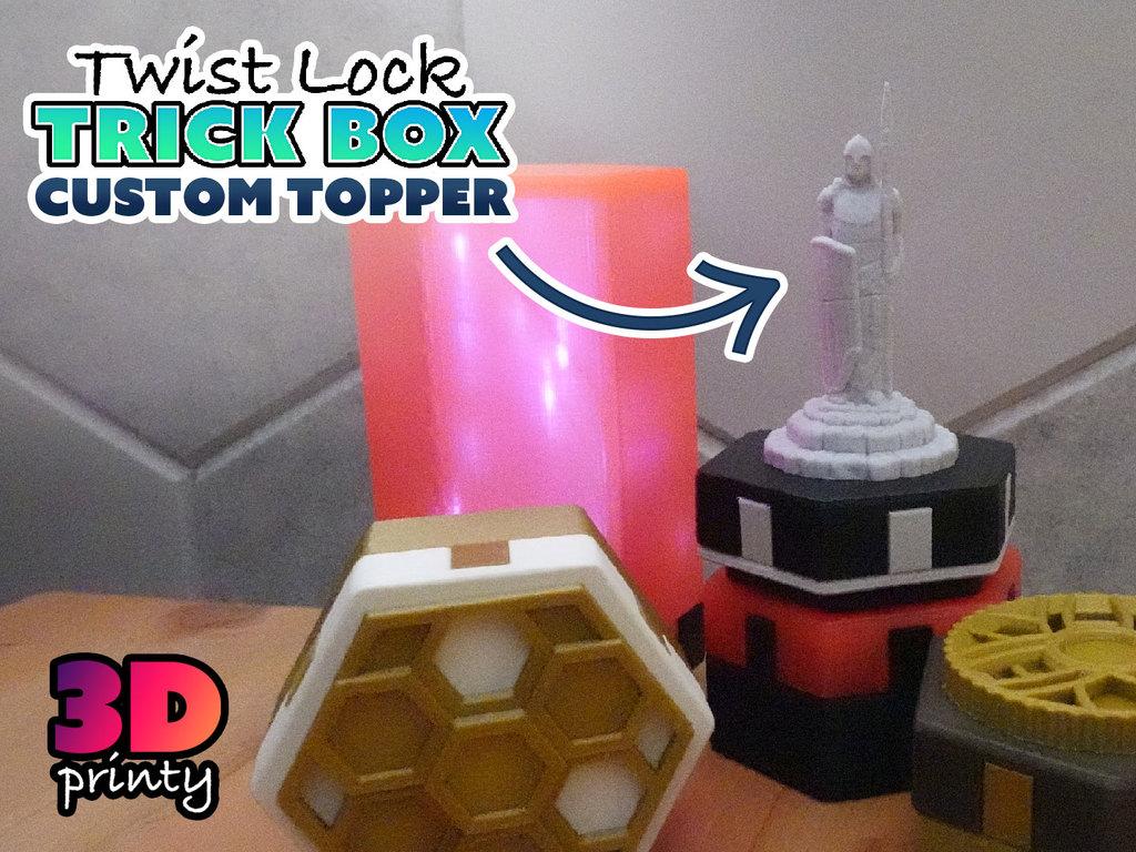 LOTR Statue Twist Lock Topper (Remix) 3d model
