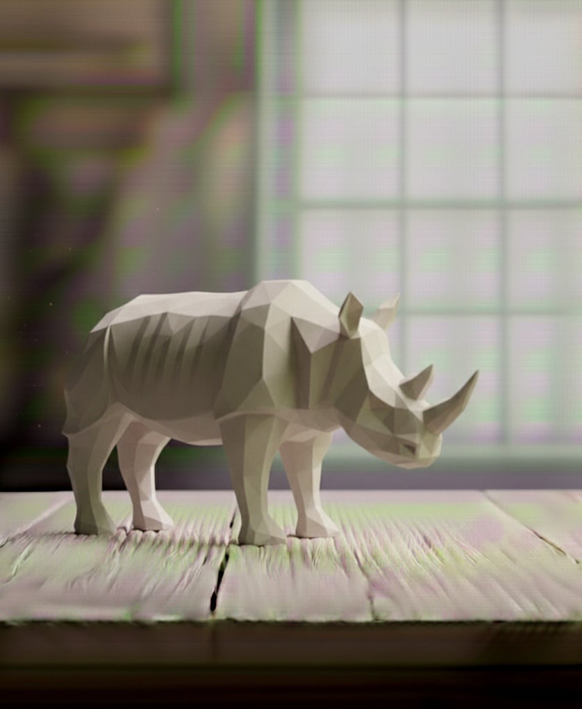 RHINO LOWPOLY 3d model
