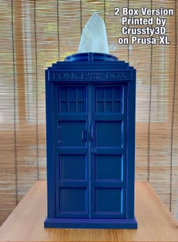 Doctor Who Tardis Tissue Box Cover 3d model