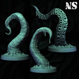 Cthulhu's Tentacles x 3 3d model