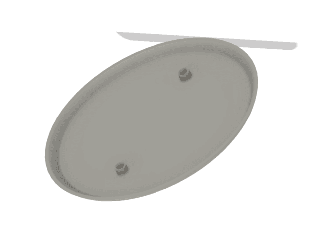 Electrical Box Round Cover 3d model