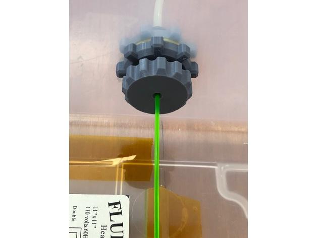 Dry-box Filament Pass-Through 3d model