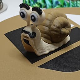 Mr. Snail - Cute Mustache Snail 3d model