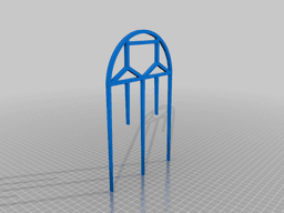 Trellis For Small Plants with FreeCAD Project Source 3d model