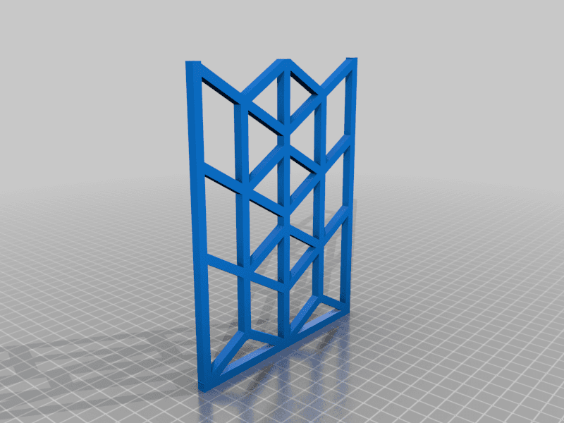 Trellis For Small Plants with FreeCAD Project Source 3d model