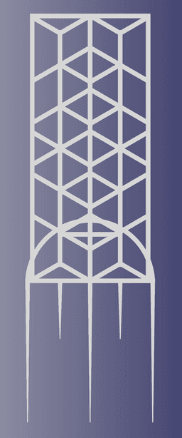Trellis For Small Plants with FreeCAD Project Source 3d model