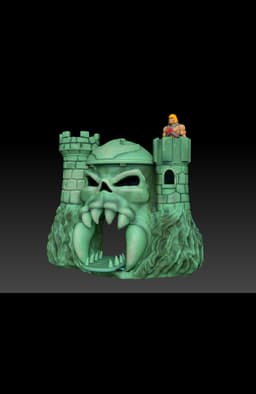 Castle Grayskull Filmation Facade for Origins / Cartoon Collection 3d model