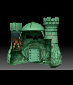 Castle Grayskull Filmation Facade for Origins / Cartoon Collection 3d model