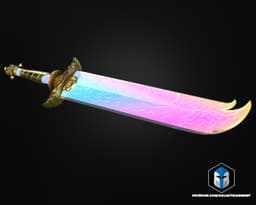 KPop Demon Hunters Rumi Phase 2 Sword - 3D Print Files 3d model