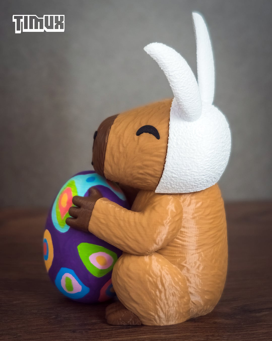 CAPYBARA WITH EASTER EGG 3d model