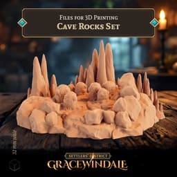 Cave Rocks Set 3d model