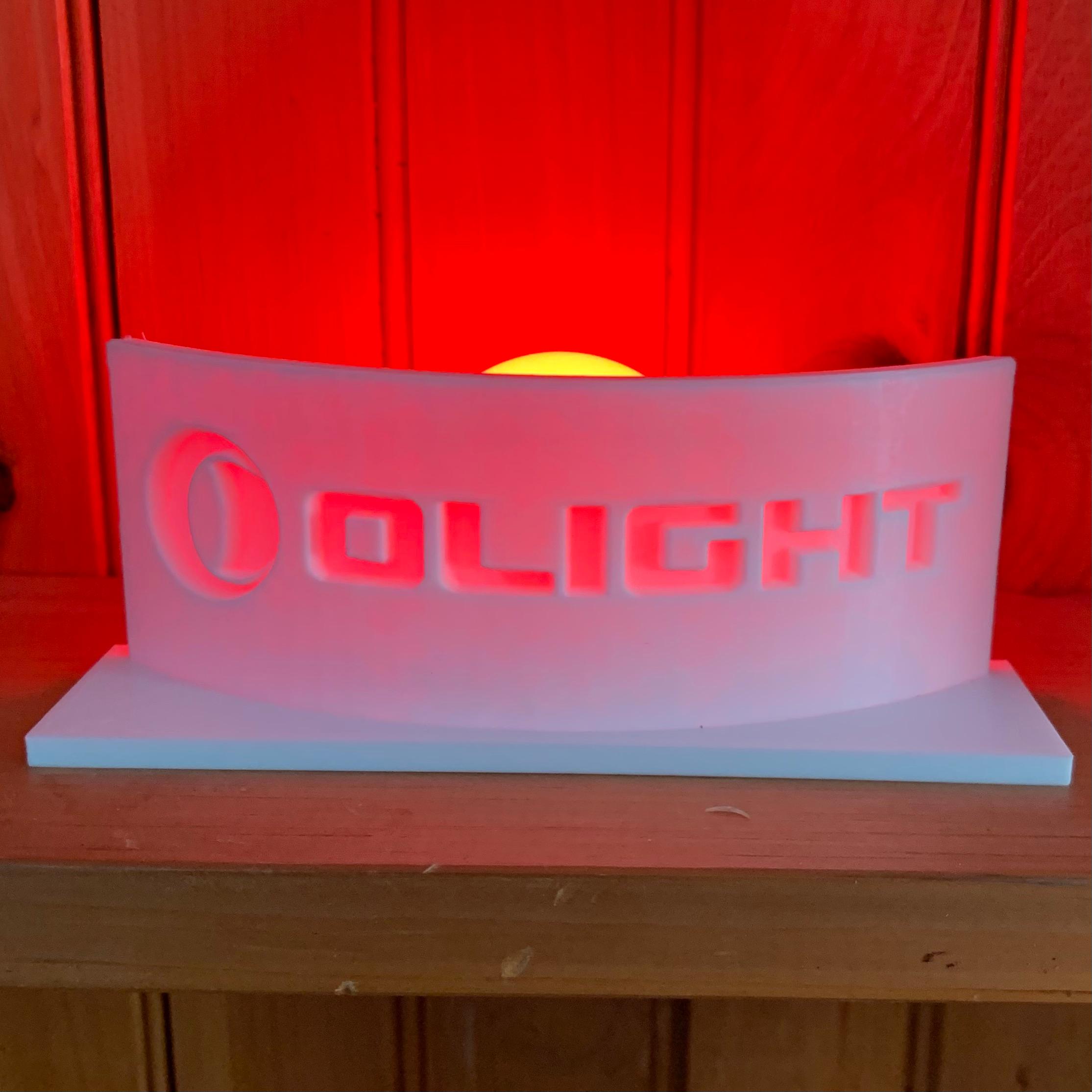 Olight_Obulb_Litho_Stand.stl - This is what it looks like after being built. - 3d model