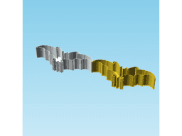 Bat 006E, nestable box (v2) 3d model
